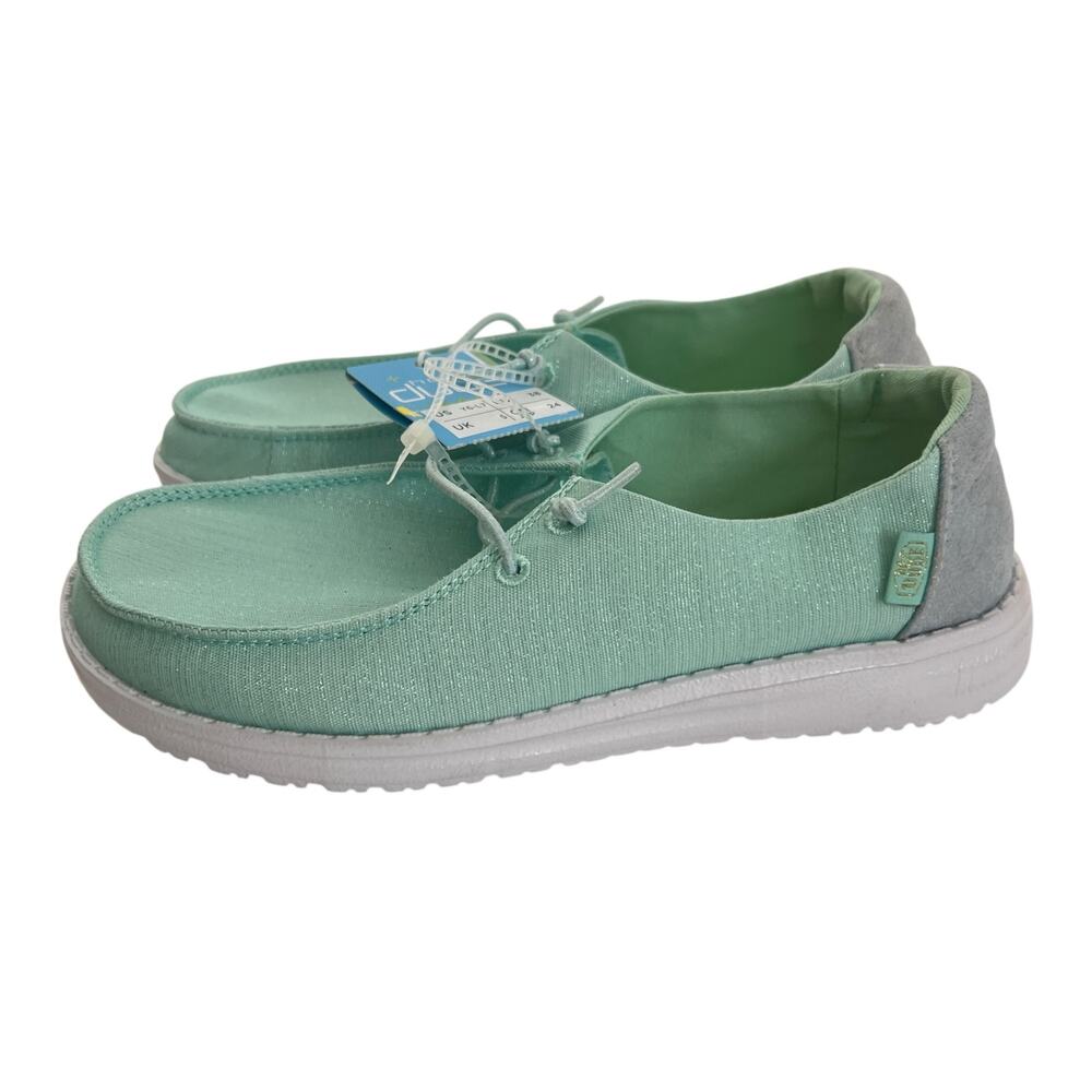 Hey Dude Wendy Glitter Slip on Shoe in Moon Stone Size Women 7 - Picture 2 of 11